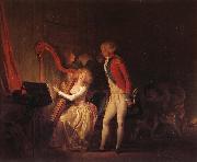 Louis-Leopold Boilly Le Concert inprovise ou le prix de l'harmonie USA oil painting artist